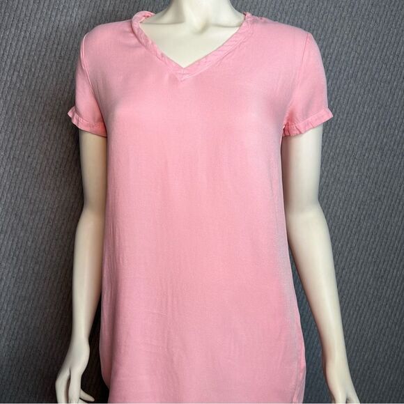 cloth & stone Dresses & Skirts - Anthropologie Cloth & Stone Shirt‎ Dress Womens Size XS Pink V Neck